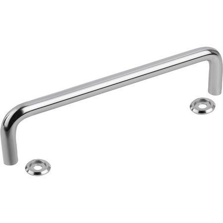 KIPP Pull Handle A=88, L=103, H=41, Steel High-Gloss Chromed, D=M05 K0214.08805